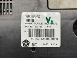 JEEP 55111922AP Heater control panel JEEP GRAND CHEROKEE IV (WK, WK2) (2010-2021) — thumbnail 4