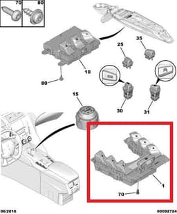 CITROËN Main windows switch CITROËN DS5 (2011-2015) — thumbnail 2