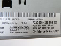 MERCEDES-BENZ A2308204289 2308204289 A2308203689 2308203689 Radio MERCEDES-BENZ SL-CLASS (R230) (2001-2012) — thumbnail 3