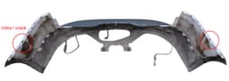 FORD 6M2117865A 6M21-17866-EA 6M2117866EA Rear bumper FORD GALAXY II (WA6) (2006-2015) — thumbnail 4