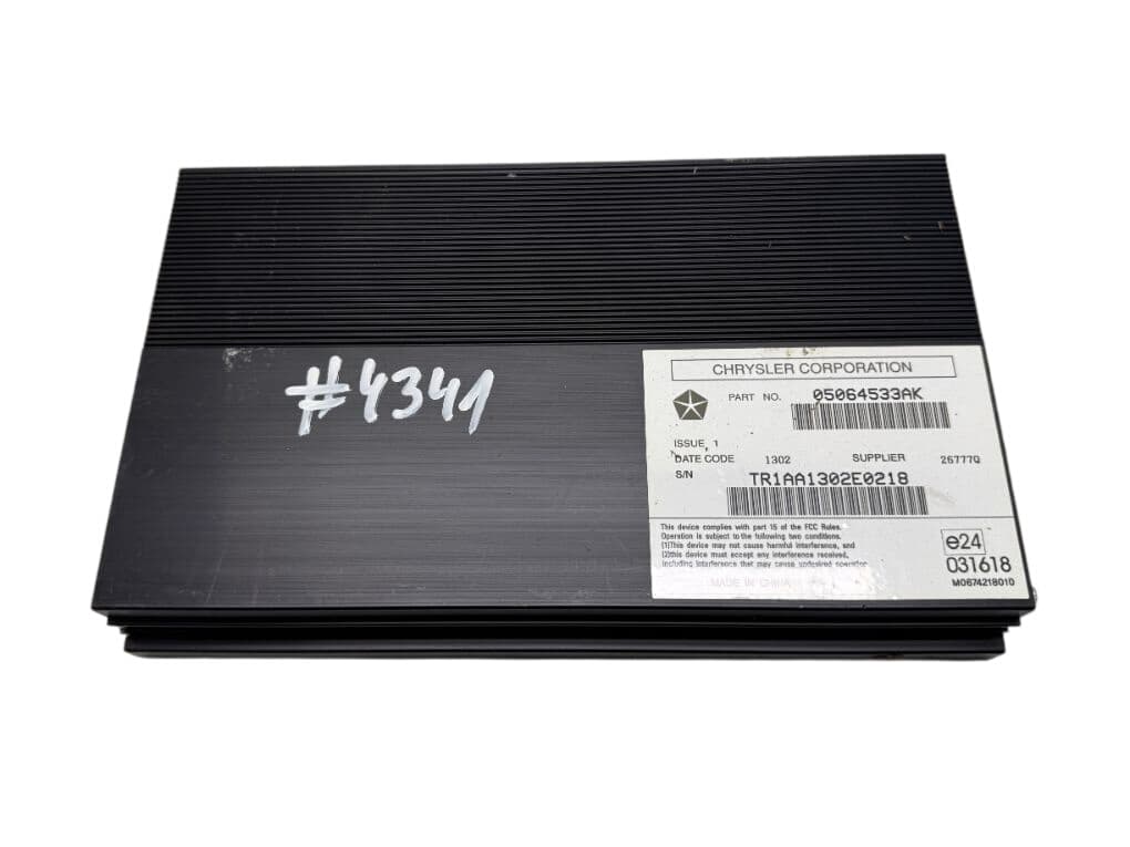 05064533AK Audio amplifier JEEP GRAND CHEROKEE IV (WK, WK2) (2010-2021)