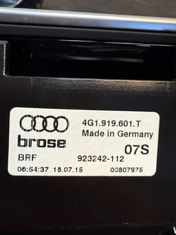 AUDI 4G1919601T Dash screen AUDI A6 / A6 ALLROAD (C7, 4G) (2010-2018) — thumbnail 8