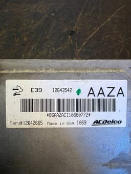 OPEL 12643542 Engine Control Unit / module (ECU) OPEL INSIGNIA A (G09) (2008-2017) — thumbnail 6
