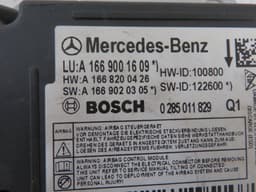 MERCEDES-BENZ A1669001211 1669001211 A1669001609 1669001609 0285011829 Airbag Control Unit MERCEDES-BENZ GL-CLASS (X166) (2012-2019) — thumbnail 2