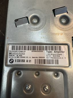 BMW 9330058 Audio amplifier BMW X5 (F15, F85) (2012-2018) — thumbnail 8