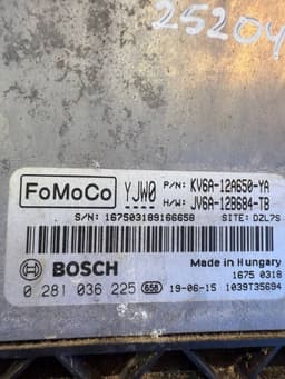 FORD KV6A12A650YA JVA12B684TB 0281036225 2313997 SVJV6A12A650TA Engine Control Unit / module (ECU) FORD TRANSIT / TOURNEO CONNECT II (2013-2022) — thumbnail 5