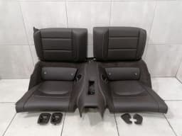 PORSCHE Porsche 911 991 seats rear set seats interior coupe rear seat bench espresso leather — thumbnail 1