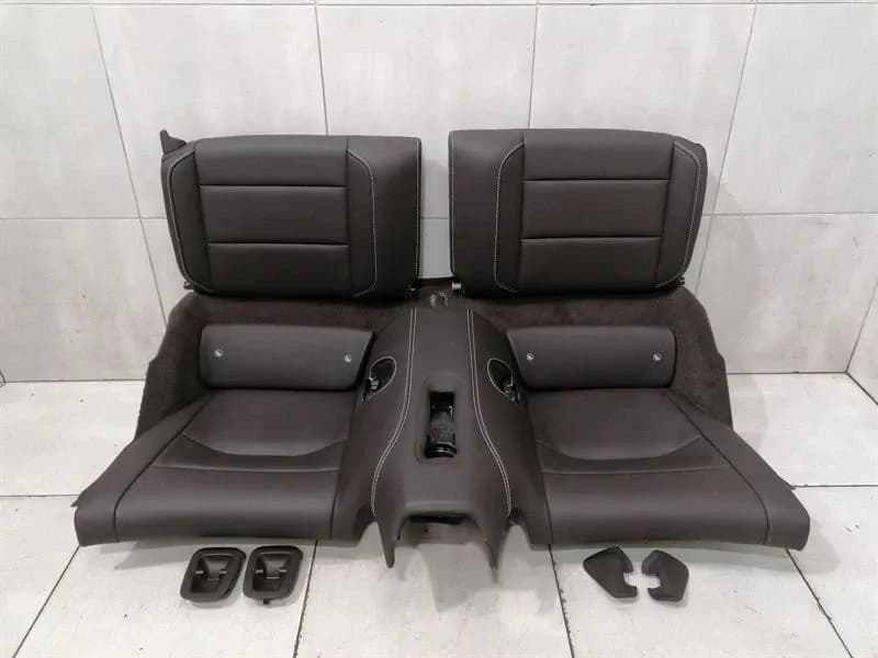 Porsche 911 991 seats rear set seats interior coupe rear seat bench espresso leather