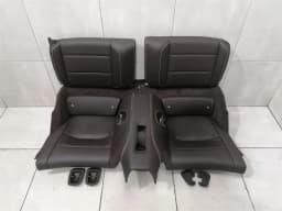 PORSCHE Porsche 911 991 seats rear set seats interior coupe rear seat bench espresso leather — thumbnail 3