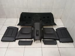 PORSCHE Porsche 911 991 seats rear set seats interior coupe rear seat bench black leather — thumbnail 6