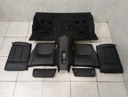 PORSCHE Porsche 911 991 seats rear set seats interior coupe rear seat bench black leather — thumbnail 7