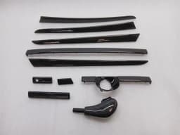 PORSCHE PORSCHE 9PA CAYENNE GTS TURBO 2002-2007 CARBON BAR COVER VENEER SET KIT — thumbnail 1