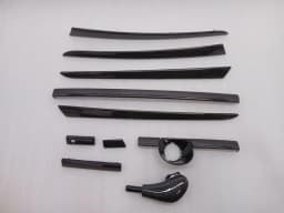 PORSCHE PORSCHE 9PA CAYENNE GTS TURBO 2002-2007 CARBON BAR COVER VENEER SET KIT — thumbnail 2