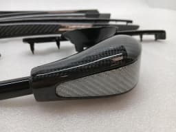 PORSCHE PORSCHE 9PA CAYENNE GTS TURBO 2002-2007 CARBON BAR COVER VENEER SET KIT — thumbnail 3