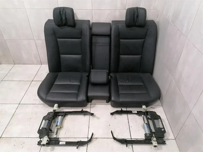 Mercedes S-Class W221 rear seat set leather vented A2219206033 rear seat bench