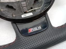 AUDI Audi RS5 8T RS4 A5 A4 B8 steering wheel leather steering wheel leather black — thumbnail 9