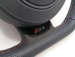 AUDI Audi RS5 8T RS4 A5 A4 B8 steering wheel leather steering wheel leather black — thumbnail 10