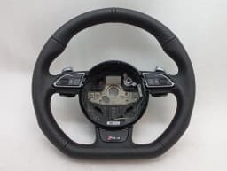 AUDI Audi RS5 8T RS4 A5 A4 B8 steering wheel leather steering wheel leather black — thumbnail 8