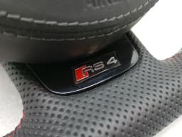 AUDI Audi RS5 8T RS4 A5 A4 B8 steering wheel leather steering wheel leather black — thumbnail 4