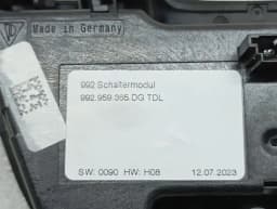 PORSCHE Porsche 911 992 switch 992959365DG switch convertible — thumbnail 7