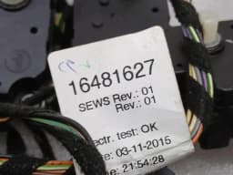FERRARI Ferrari 488 F142M Wiring Loom 16481627 HVAC Wiring Harness — thumbnail 7