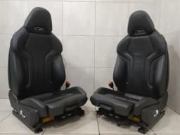 BMW BMW 4 M4 G82 G22 seats front sport seats interior black leather black — thumbnail 1