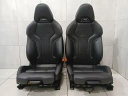 BMW BMW 4 M4 G82 G22 seats front sport seats interior black leather black — thumbnail 3