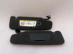 PORSCHE Porsche Cayman 981 GT4 Sun Visor Red Stitching Sun Visor Visor Alcantara — thumbnail 1