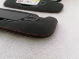 PORSCHE Porsche Cayman 981 GT4 Sun Visor Red Stitching Sun Visor Visor Alcantara — thumbnail 4