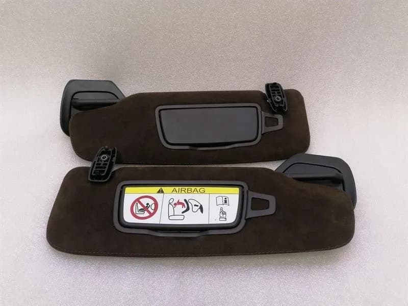 PORSCHE Porsche 911 991 Convertible Sun Visor Espresso Brown Sun Visor Trim Set OJ8