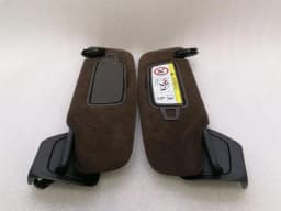PORSCHE Porsche 911 991 Convertible Sun Visor Espresso Brown Sun Visor Trim Set OJ8 — thumbnail 3