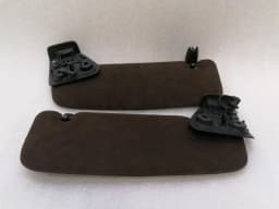 PORSCHE Porsche 911 991 Convertible Sun Visor Espresso Brown Sun Visor Trim Set OJ8 — thumbnail 5
