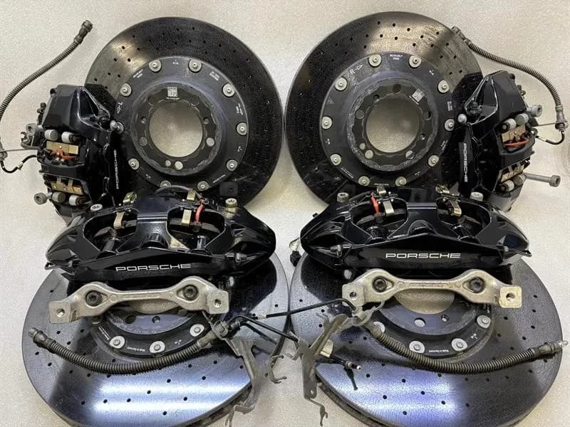 PORSCHE 6000 km 2024 Porsche 992 Turbo S Carbon Ceramic Brake Kit PCCB Set Brake System