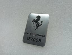 FERRARI Ferrari 599 GTB F141 Cover 69969800 599 Logo Badge Fairing — thumbnail 4