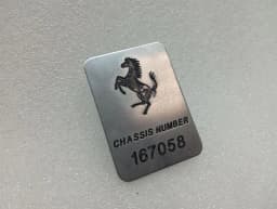 FERRARI Ferrari 599 GTB F141 Cover 69969800 599 Logo Badge Fairing — thumbnail 10