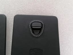 PORSCHE Porsche 911 992 GT3 99155562202 Fuse Box Cover Set Leather with White Stitches — thumbnail 3