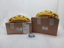 PORSCHE Porsche 911 992 GT3 Brake Caliper 9GT615123T PCCB Yellow Front Brake Caliper Set — thumbnail 1