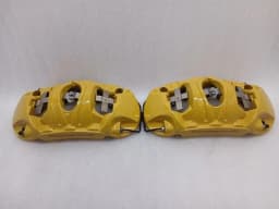 PORSCHE Porsche 911 992 GT3 Brake Caliper 9GT615123T PCCB Yellow Front Brake Caliper Set — thumbnail 3