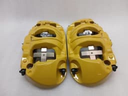 PORSCHE Porsche 911 992 GT3 Brake Caliper 9GT615123T PCCB Yellow Front Brake Caliper Set — thumbnail 4