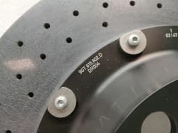 PORSCHE New Porsche 911 992 GT3 Brake Disc Right Rear 9GT615602D PCCB Brake Disc HR — thumbnail 6