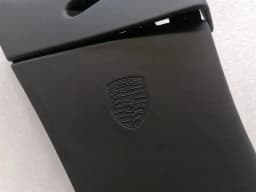 PORSCHE Porsche Cayman 981 Leather B Post Cover 98155521603 B Pillar Trim CREST — thumbnail 4