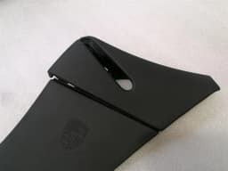 PORSCHE Porsche Cayman 981 Leather B Post Cover 98155521603 B Pillar Trim CREST — thumbnail 6