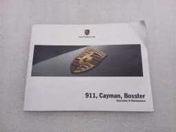 PORSCHE Porsche Cayman 981 GT4 Owners Manual 981 Vehicle Manual — thumbnail 3