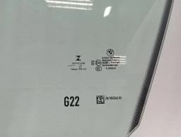 BMW BMW 4 M4 G82 G22 left front door glass 7955243 door window front left scratches — thumbnail 2