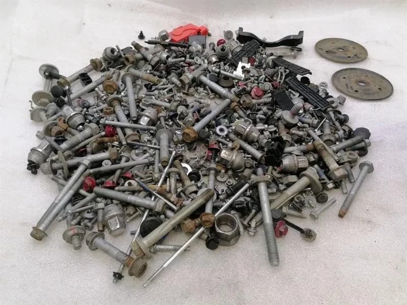 TESLA MODEL S 70 SCREWS BOLTS FROM ONE CAR SET SET BOLTS