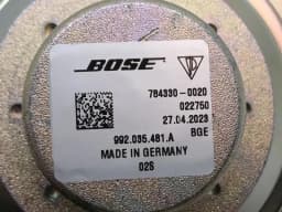 PORSCHE Porsche 911 992 Bose speaker set 992035481A speaker set — thumbnail 9