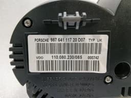PORSCHE Porsche Cayman 987 Instrument Cluster 98764111720 Speedometer MPH MANUAL — thumbnail 9