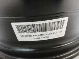 PORSCHE Porsche Taycan 9J Alloy Wheel 9J1601025AH Rim Turbo S Aero Design 11J 20 ET60 — thumbnail 7