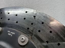 PORSCHE Porsche 911 992 GT3 brake disc front 9GT615302E PCCB R defective brake disc front — thumbnail 5