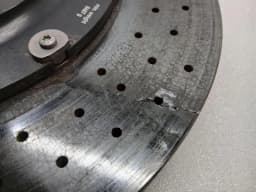 PORSCHE Porsche 911 992 GT3 brake disc front 9GT615302E PCCB R defective brake disc front — thumbnail 6